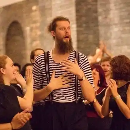 Happy Hoppers šokėjai Lindy Hop vakarėlyje