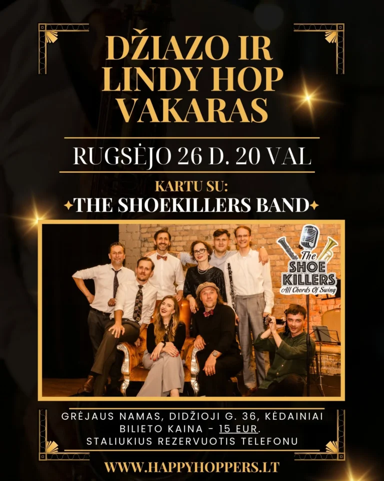 Džiazo Vakaras kedainiuose su The Shoekillers Band!